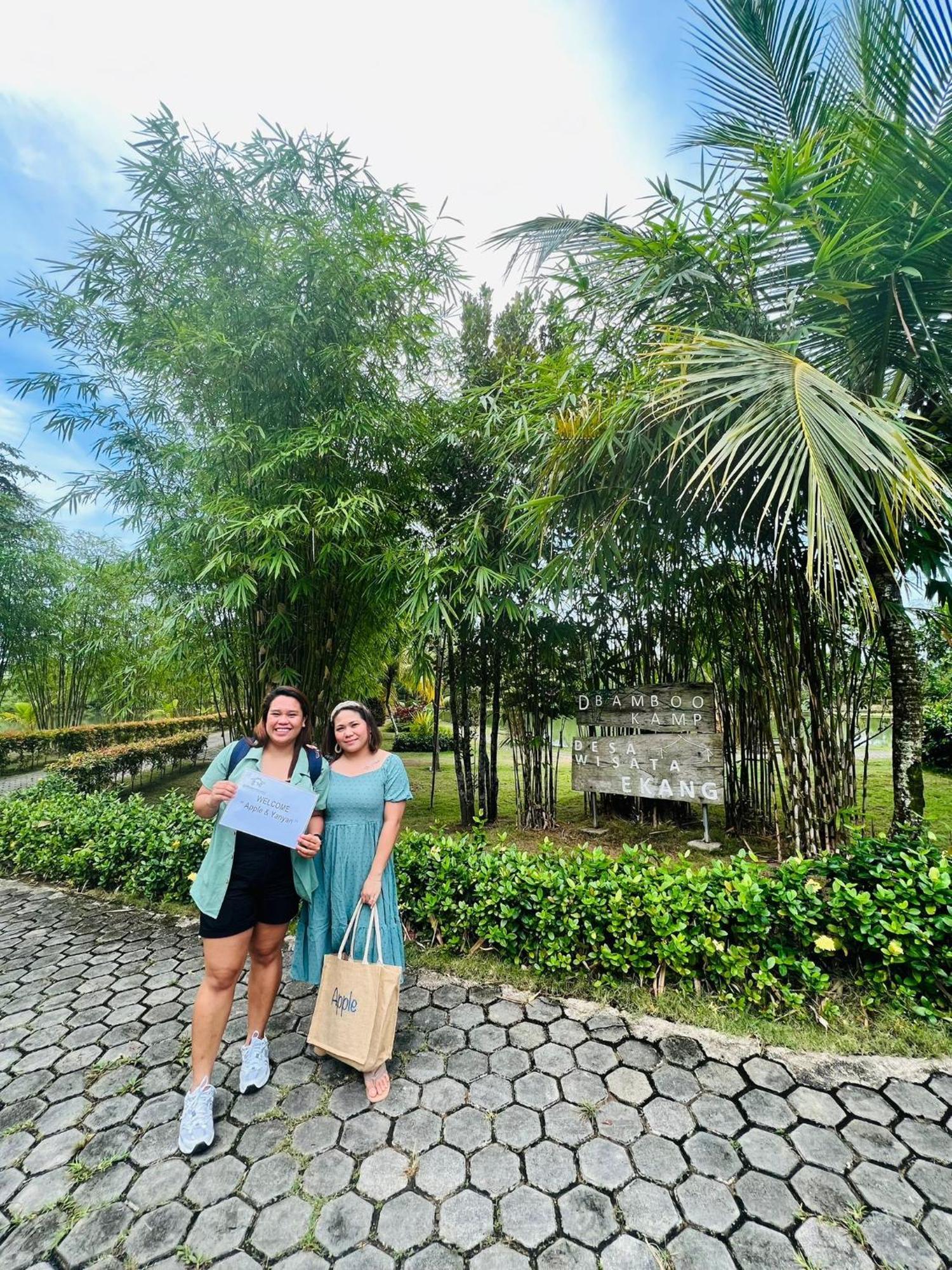 "D'Bamboo Kamp" Desa Wisata Ekang 라고이 외부 사진